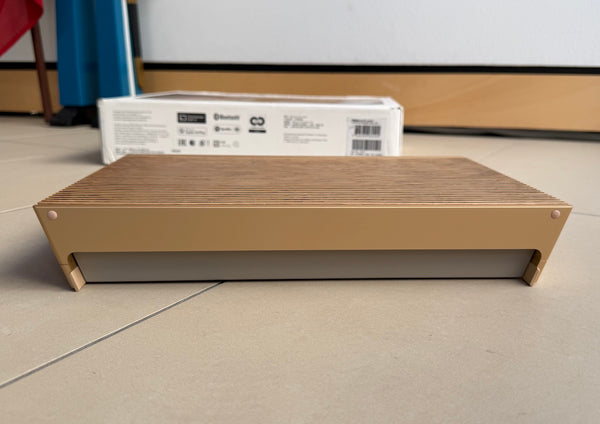 BeoSound Level GVA<br>Drahtloses Musiksystem<br>gold tone / light oak (2022)