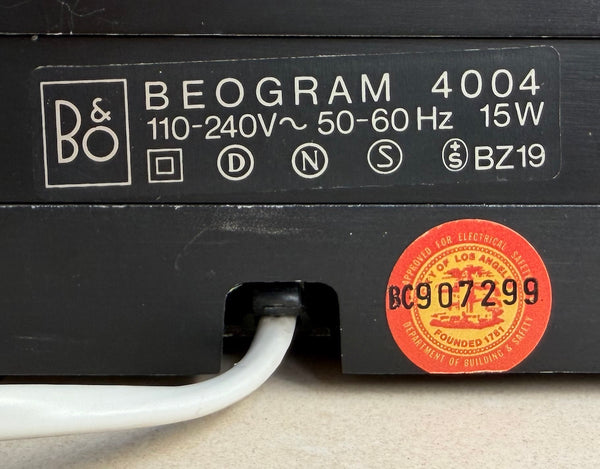 BeoGram 4004 <br>Plattenspieler<br>palisander (1980)