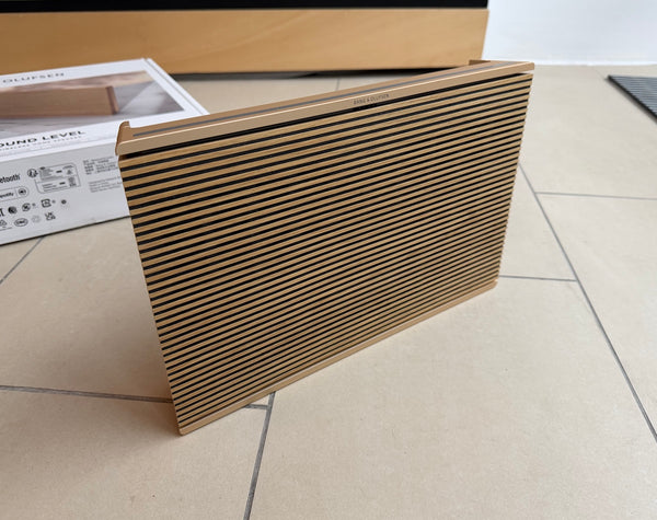 BeoSound Level <br>Drahtloses Musiksystem<br>gold tone / light oak (2024)