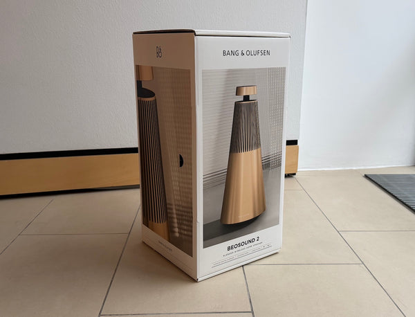 BeoSound 2 3rd Gen<br>Drahtloses Musiksystem <br>gold tone (2023)
