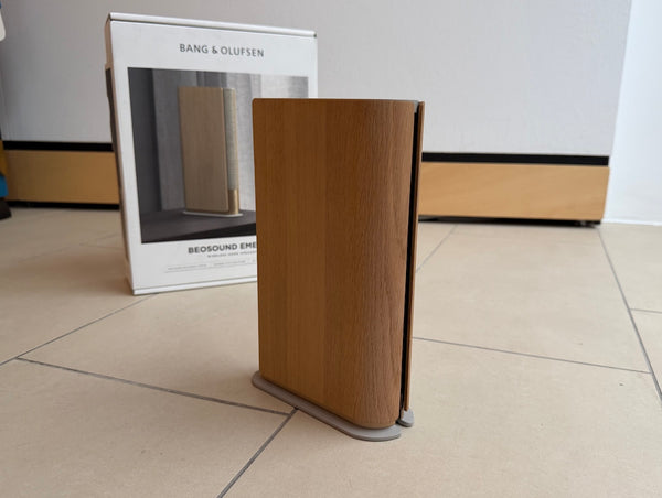 BeoSound Emerge GVA<br>Drahtloses Musiksystem<br>gold tone / light oak (2021)