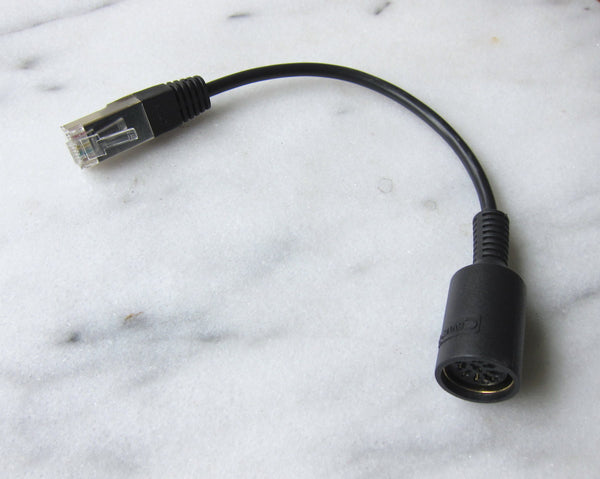 Powerlink Buchse > RJ45 Stecker Adapter Kabel 15cm schwarz