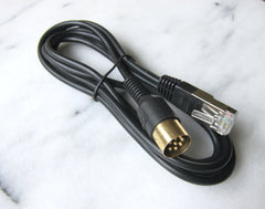Powerlink Stecker > RJ45 Stecker Adapter Kabel schwarz
