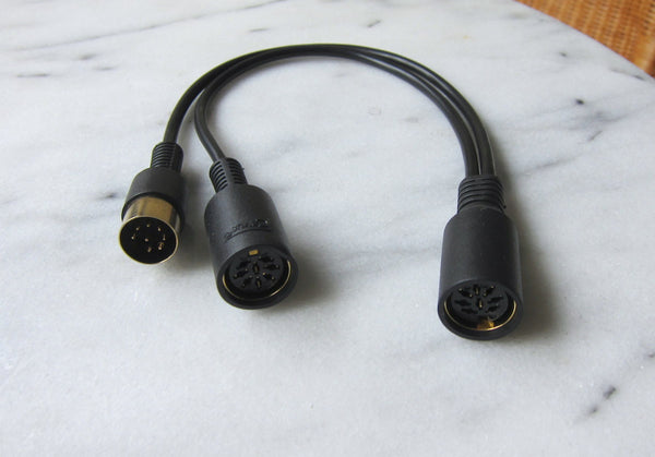 Powerlink Y-Adapter / Splitter schwarz