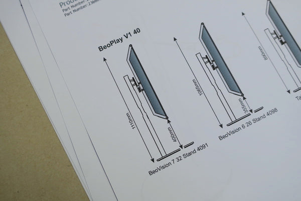 BeoPlay V1-40 Bodenfuss