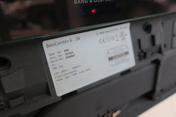 BeoCenter 6-26 HD LCD-TV schwarz (2007)