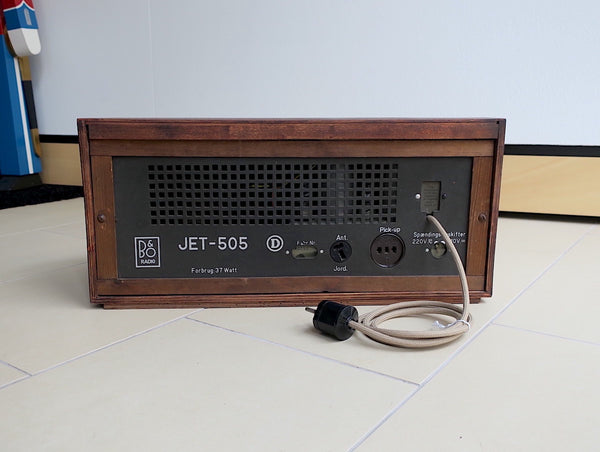 JET 505<br>vintage Röhrenradio <br>palisander (ca. 1950)