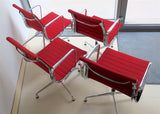 Vitra Aluminium Chairs EA108 poppy red